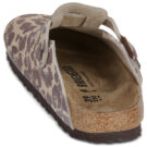 BIRKENSTOCK Boston Leo / Print / Suede / Sandcastle / Stretto Marrone Zoccoli Donna - 5