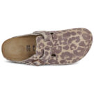 BIRKENSTOCK Boston Leo / Print / Suede / Sandcastle / Stretto Marrone Zoccoli Donna - 6
