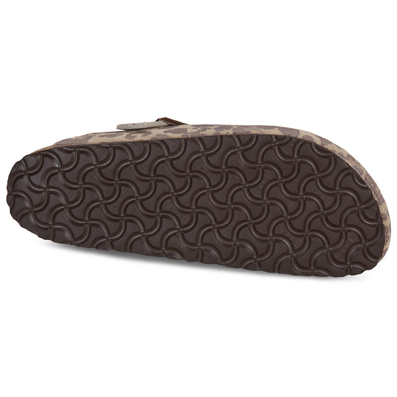 BIRKENSTOCK Boston Leo / Print / Suede / Sandcastle / Stretto Marrone Zoccoli Donna - 7