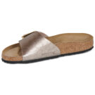 BIRKENSTOCK Catalina Pelle / Taupe / Stretto Oro Ciabatta Donna - 4