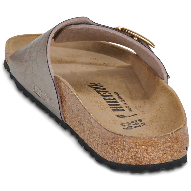 BIRKENSTOCK Catalina Pelle / Taupe / Stretto Oro Ciabatta Donna - 5