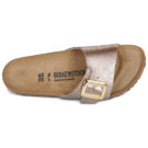 BIRKENSTOCK Catalina Pelle / Taupe / Stretto Oro Ciabatta Donna - 6