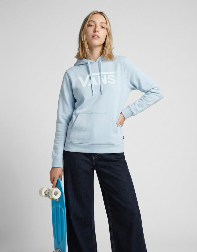 Felpe Vans CLASSIC VANS PO W Blu Felpe Donna - 2