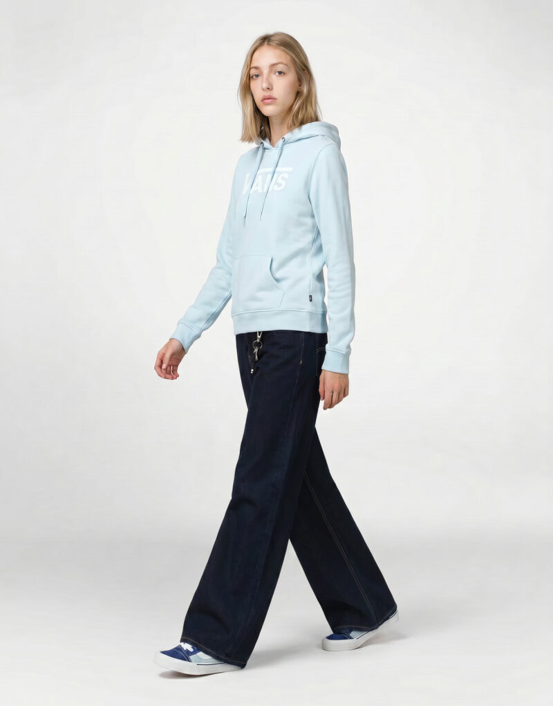 Felpe Vans CLASSIC VANS PO W Blu Felpe Donna - 3