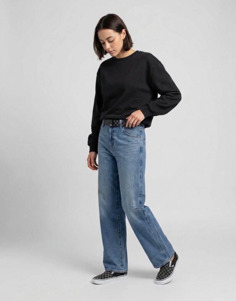 Felpe Vans SALTON CREWNECK Nero Felpe Donna - 3