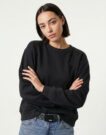 Felpe Vans SALTON CREWNECK Nero Felpe Donna - 5