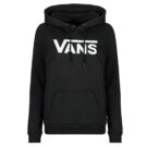 Felpe con cappuccio Vans CLASSIC VANS PO W Nero Felpe con cappuccio Donna - 1