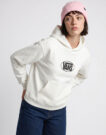 Felpe con cappuccio Vans OVAL LOGO RELAXED PULLOVER Bianco Felpe con cappuccio Donna - 2