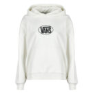 Felpe con cappuccio Vans OVAL LOGO RELAXED PULLOVER Bianco Felpe con cappuccio Donna - 1