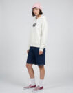 Felpe con cappuccio Vans OVAL LOGO RELAXED PULLOVER Bianco Felpe con cappuccio Donna - 3