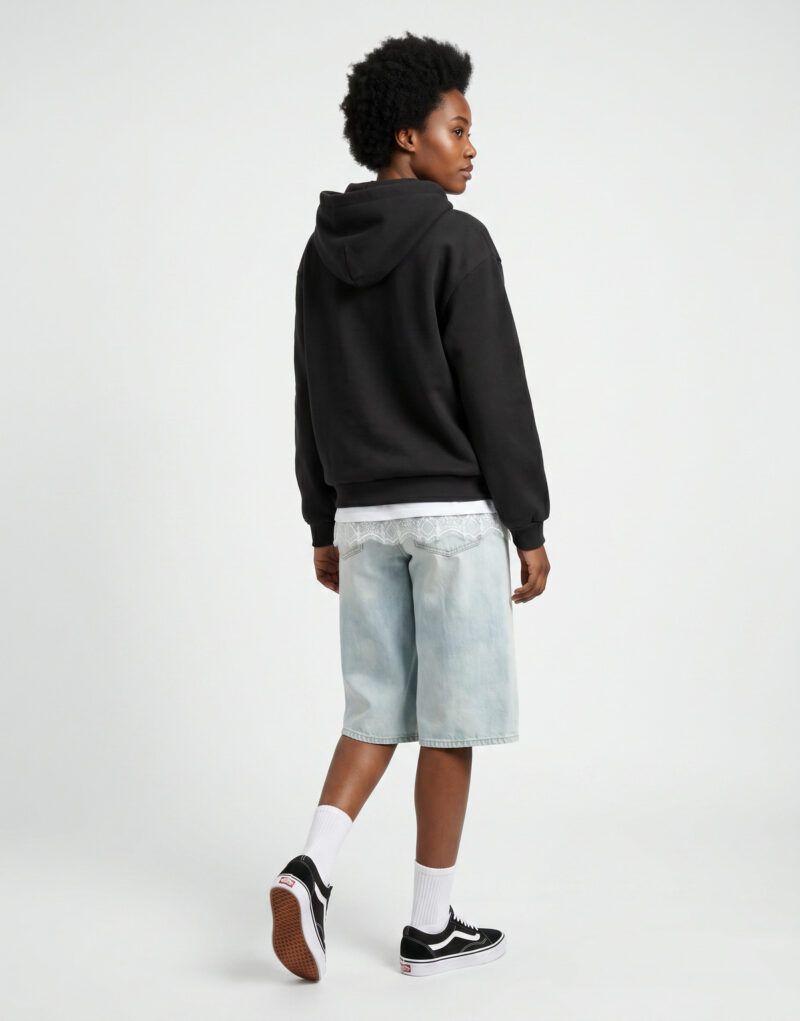 Felpe con cappuccio Vans SALTON WASHED PULLOVER Nero Felpe con cappuccio Donna - 4