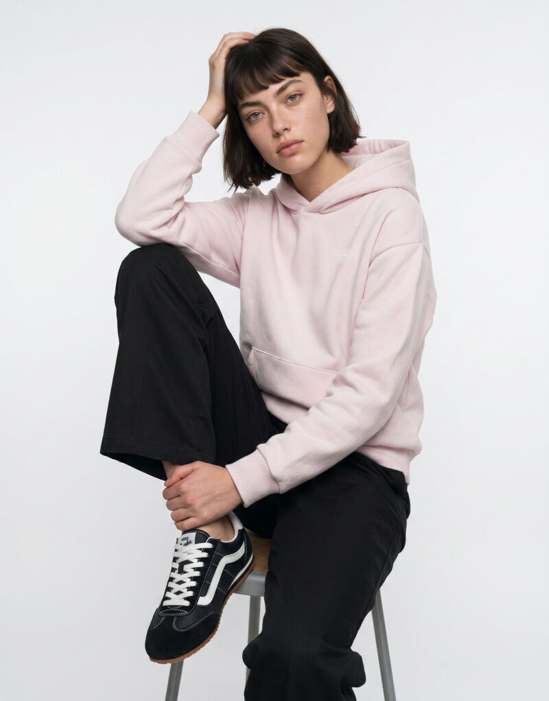 Felpe con cappuccio Vans SALTON WASHED PULLOVER Rosa Felpe con cappuccio Donna - 5