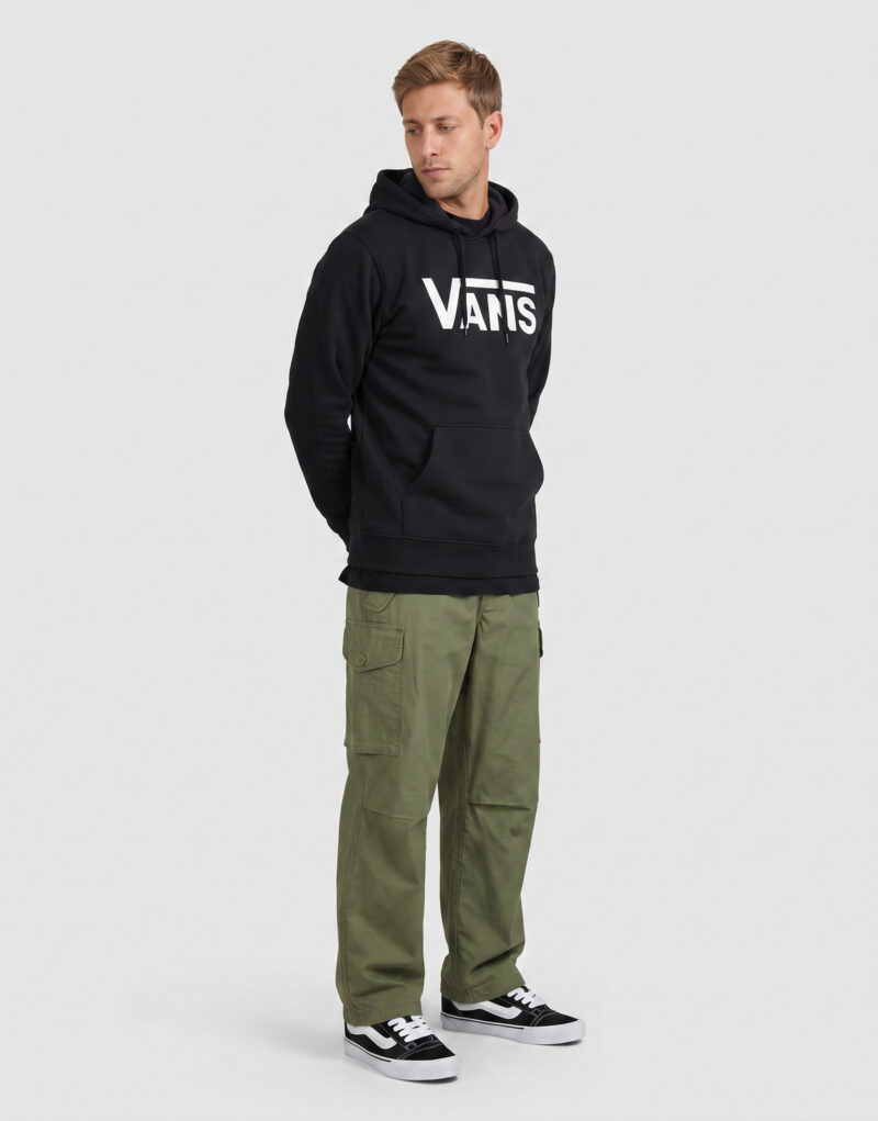 Vans CLASSIC VANS PO Black Hoodie Men - 3