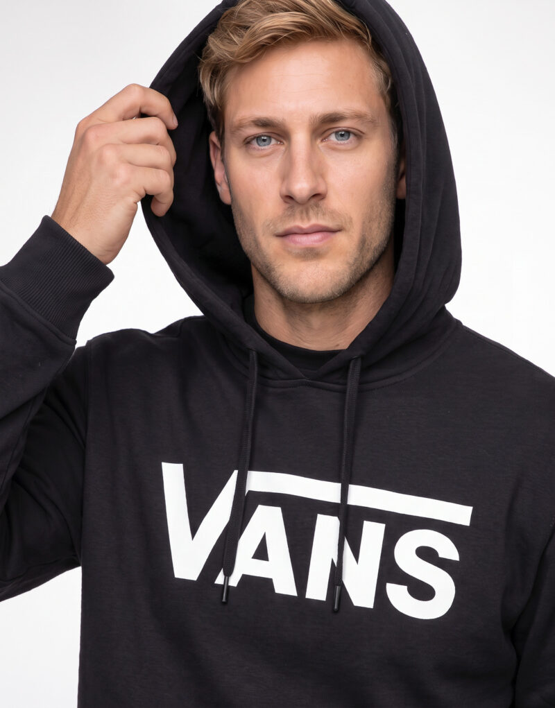 Vans CLASSIC VANS PO Black Hoodie Men - 5
