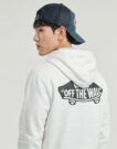 Vans DOUBLE STANDARD PULLOVER White Hoodie Men - 4