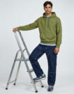 Vans LEFT CHEST II PULLOVER Kaki Felpa con cappuccio - 5