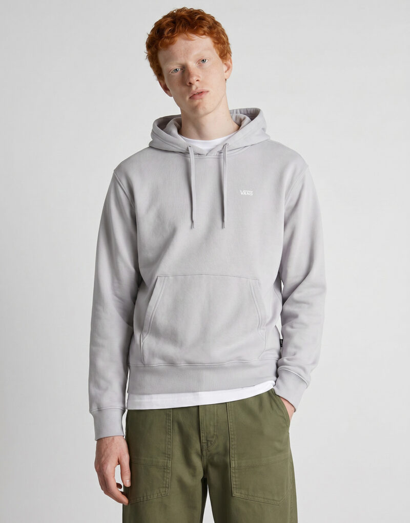 Vans LEFT CHEST PULLOVER Grey Hoodie Men - 2