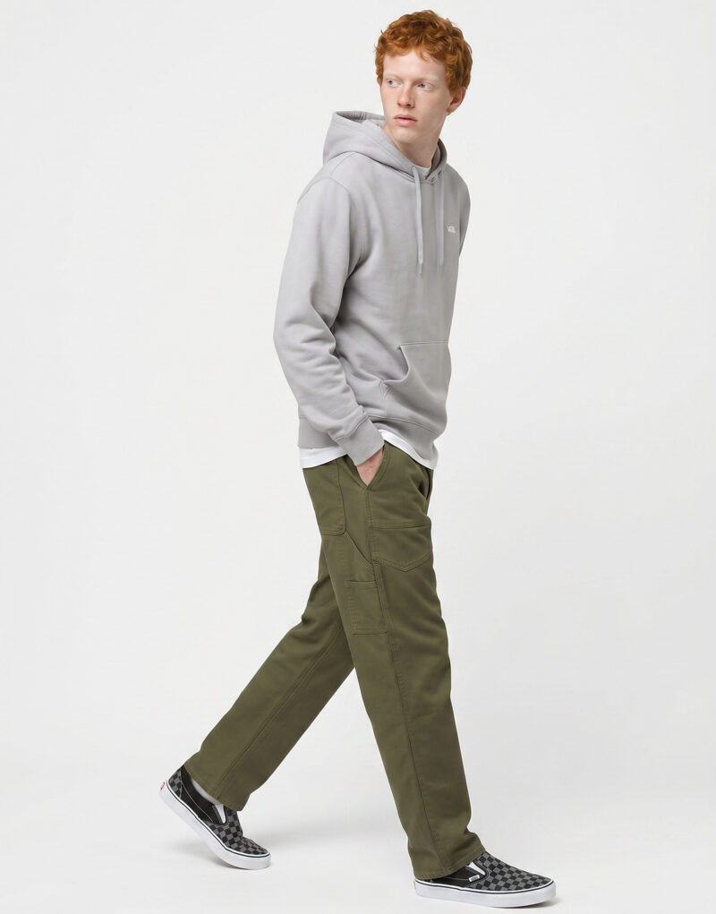 Vans LEFT CHEST PULLOVER Grey Hoodie Men - 3