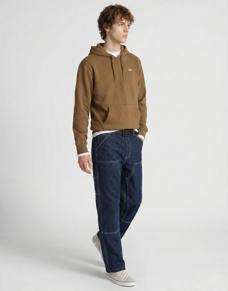 Vans LEFT CHEST PULLOVER Brown Hoodie Men - 3