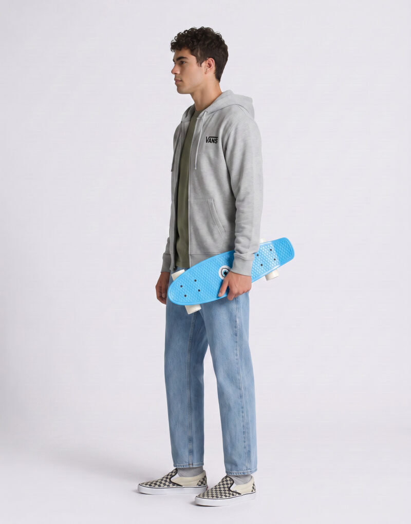 Vans STRETCH LOGO CREW Grigio Felpe con cappuccio Uomo - 3