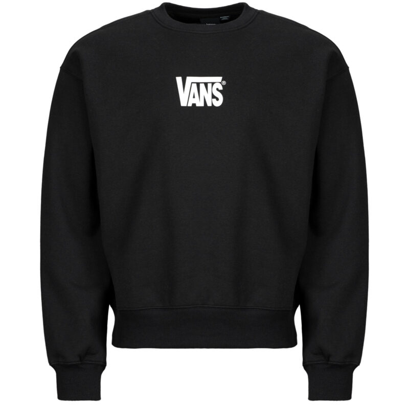 Vans STRETCH LOGO CREW Nero Felpa Uomo - 1