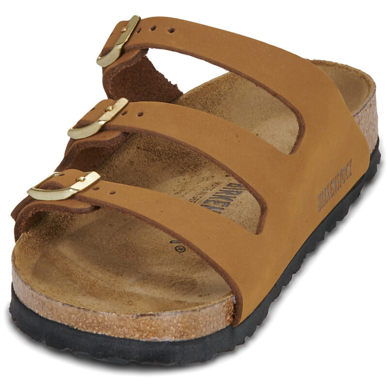 BIRKENSTOCK Florida Nubuck / Mink / Stretto Marrone Ciabatta Donna - 3