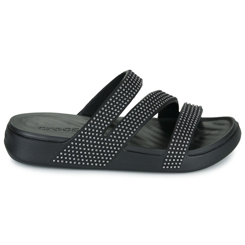 Crocs GETAWAY GEMS STRAPPY Nero Ciabatta Donna - 2