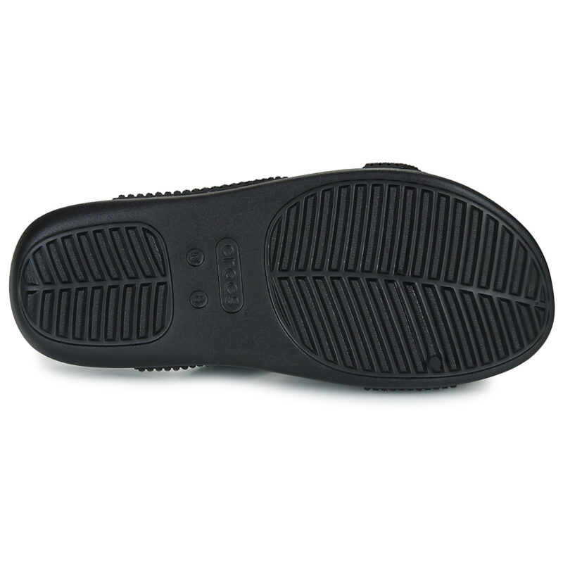 Crocs GETAWAY GEMS STRAPPY Nero Ciabatta Donna - 7