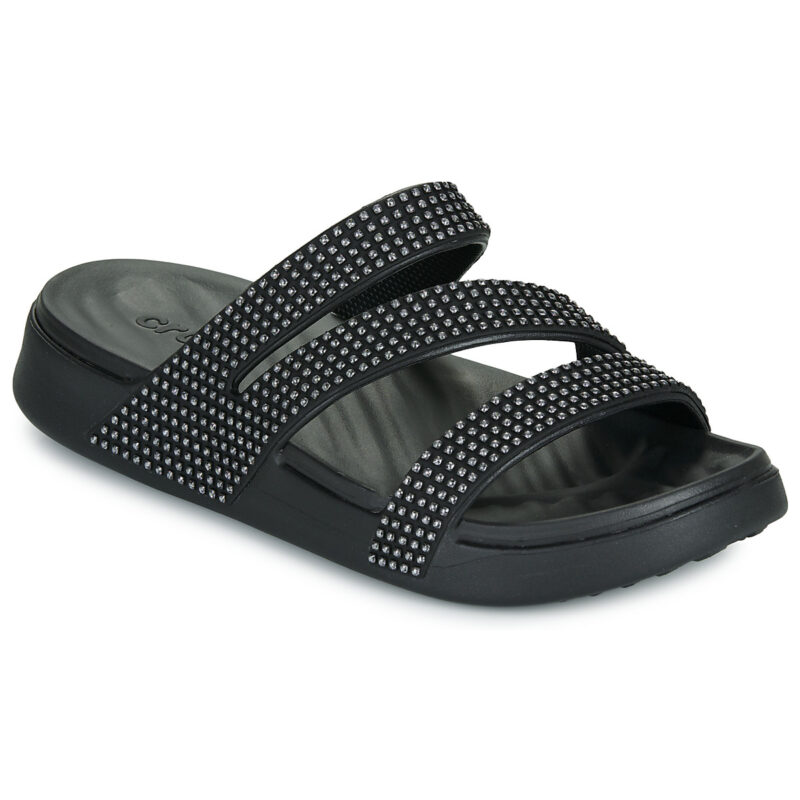 Crocs GETAWAY GEMS STRAPPY Nero Ciabatta Donna - 1