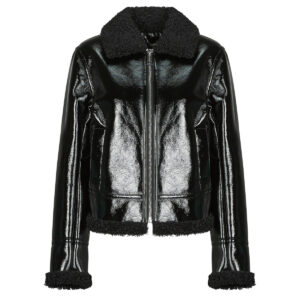 Giubbotto    LS ANDREA FAUX SHEARLING JKT  Nero