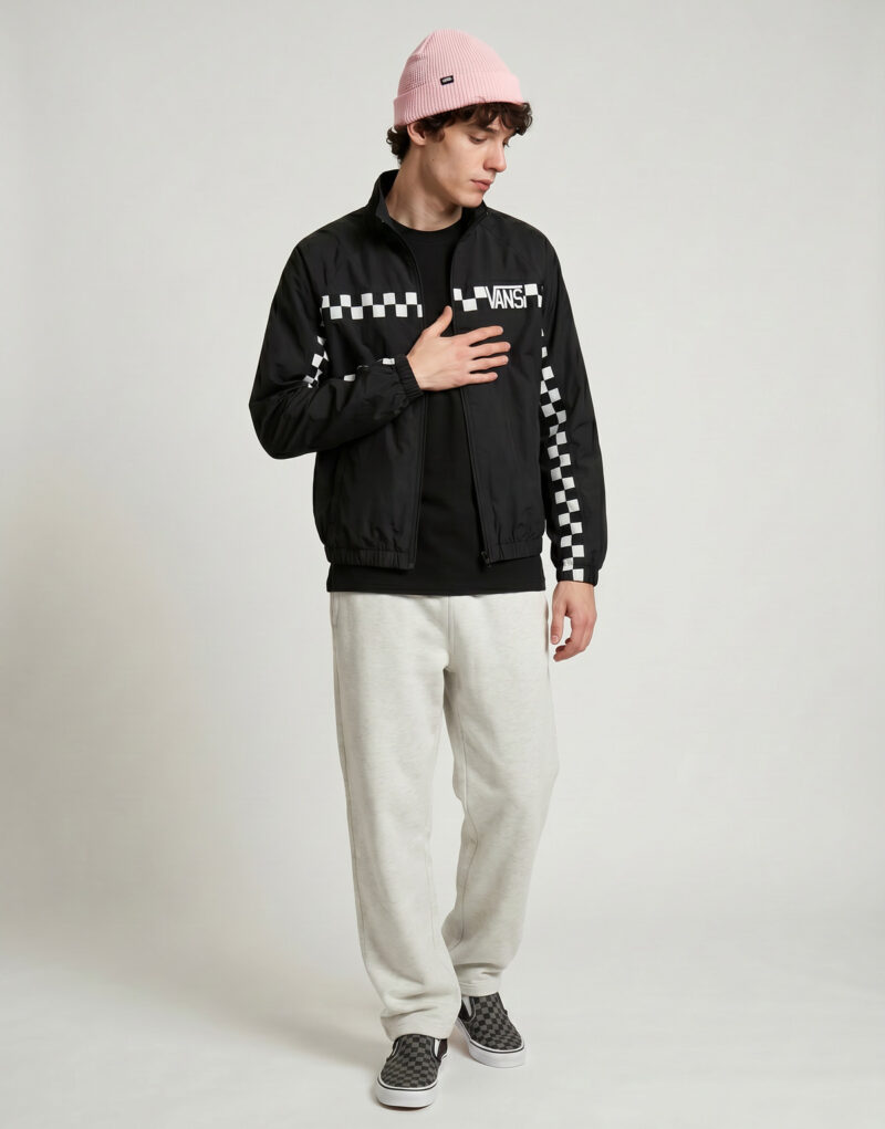 Vans RONNI ECOLOR BLOCK JACKET Nero Giubbotto Uomo - 5