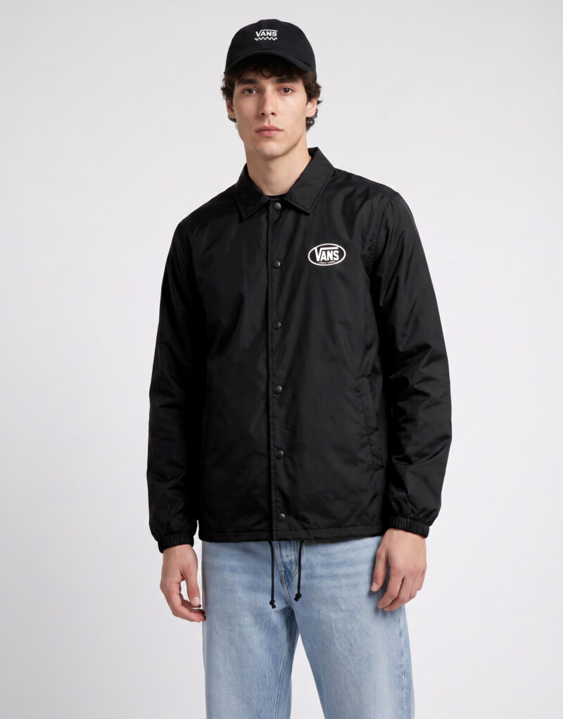Vans TORREY NYLON COACHES JACKET2.0 Nero Giubbotto Uomo - 2