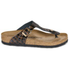 BIRKENSTOCK Gizeh Pelle / Animal / Black / Regular Nero Ciabatta Donna - 2