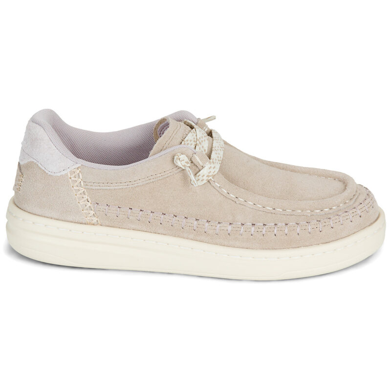 HEYDUDE Harper Moc Crafted Suede Beige Slip on Donna - 2