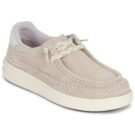 HEYDUDE Harper Moc Crafted Suede Beige Slip on Donna - 1