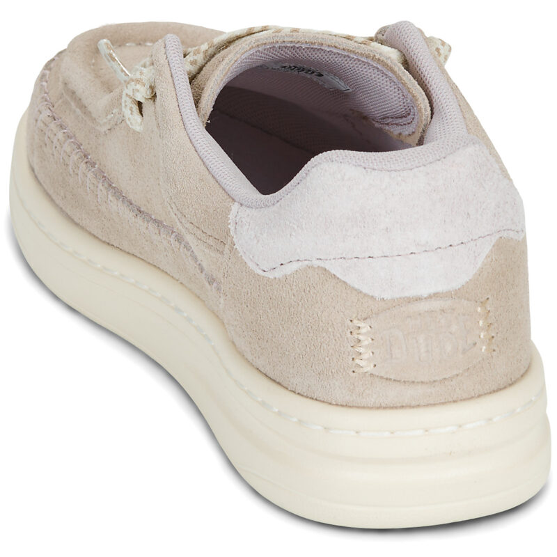 HEYDUDE Harper Moc Crafted Suede Beige Slip on Donna - 5