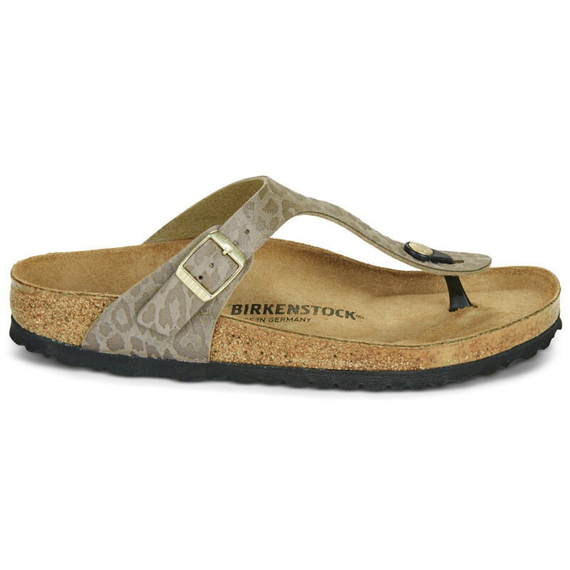 BIRKENSTOCK Gizeh Print / Leo / Grigio / Taupe / Regular Beige Infradito Donna - 2