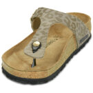 BIRKENSTOCK Gizeh Print / Leo / Grigio / Taupe / Regular Beige Infradito Donna - 3