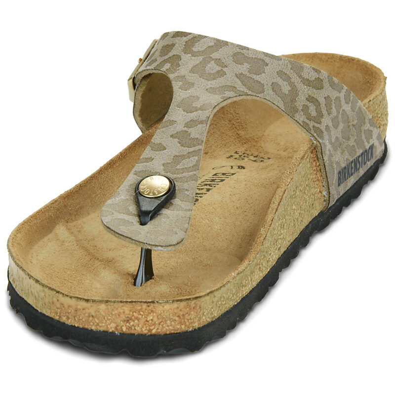 BIRKENSTOCK Gizeh Print / Leo / Grigio / Taupe / Regular Beige Infradito Donna - 3