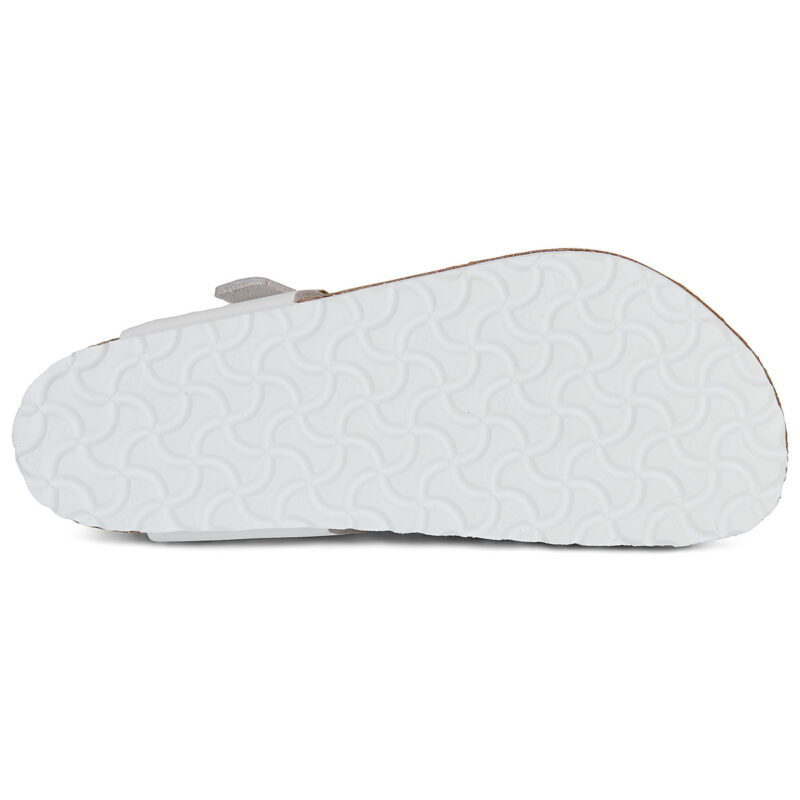 BIRKENSTOCK Gizeh Smooth / Pelle / Fiore / White / Regular Bianco Infradito Donna - 7