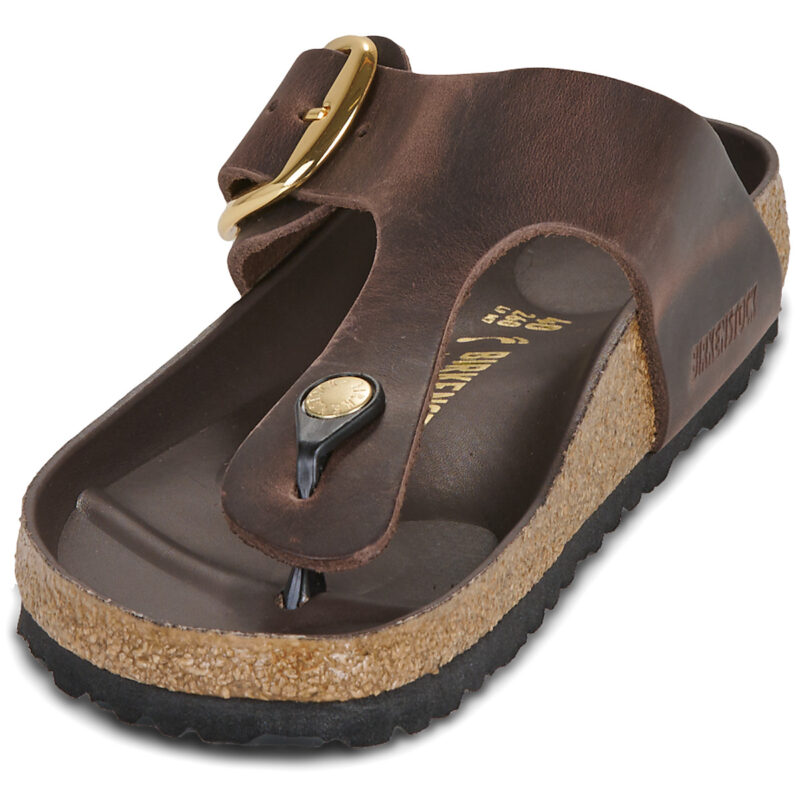 BIRKENSTOCK Gizeh Big Buckle Oiled / Pelle / Regular Marrone Infradito Donna - 3