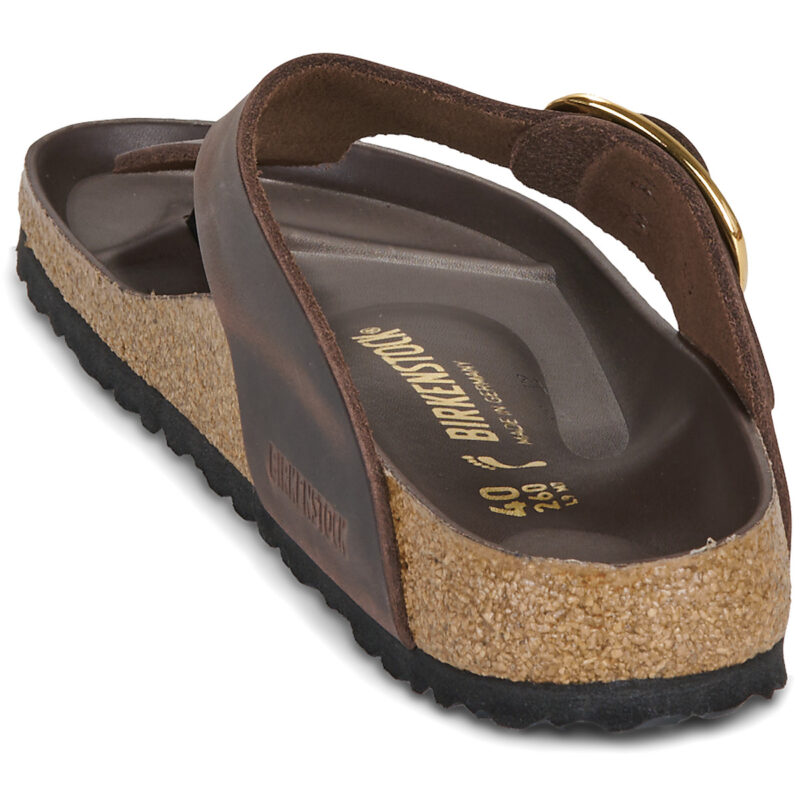 BIRKENSTOCK Gizeh Big Buckle Oiled / Pelle / Regular Marrone Infradito Donna - 5