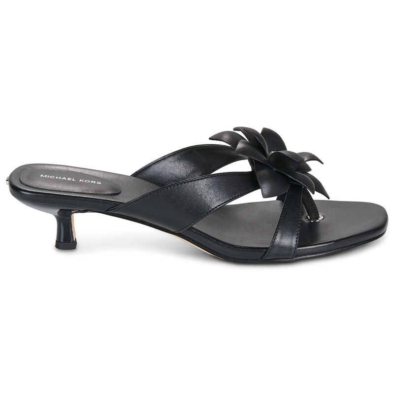 MICHAEL Michael Kors JACIE KITTEN SANDAL Nero Ciabatta Donna - 2