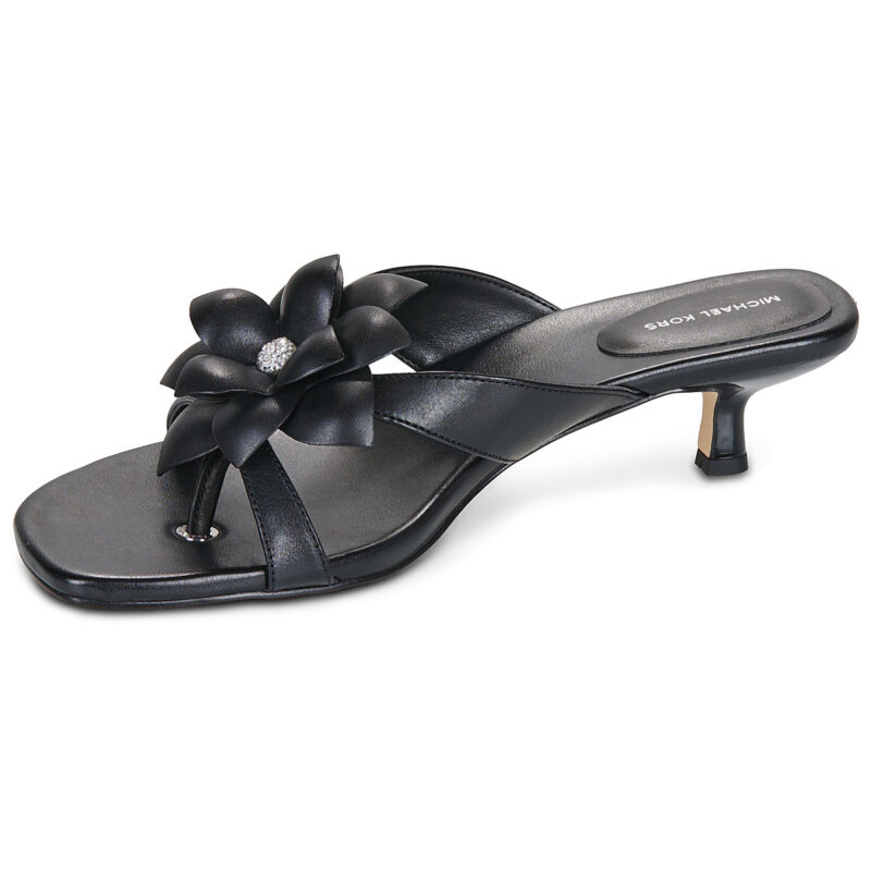 MICHAEL Michael Kors JACIE KITTEN SANDAL Nero Ciabatta Donna - 4