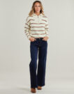 Jeans Flare Levis 318 SHAPING WIDE LEG Blu Jeans Flare Donna - 2
