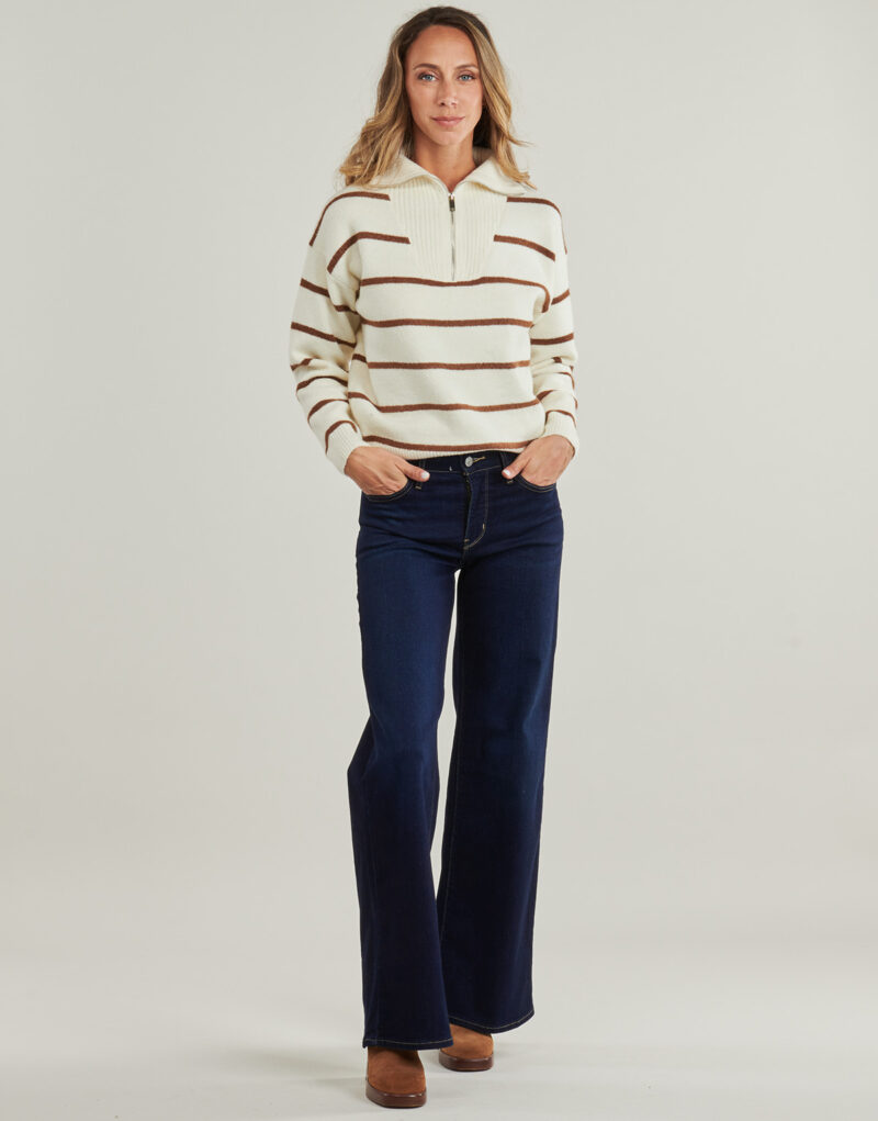 Jeans Flare Levis 318 SHAPING WIDE LEG Blu Jeans Flare Donna - 2