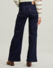 Jeans Flare Levis 318 SHAPING WIDE LEG Blu Jeans Flare Donna - 4