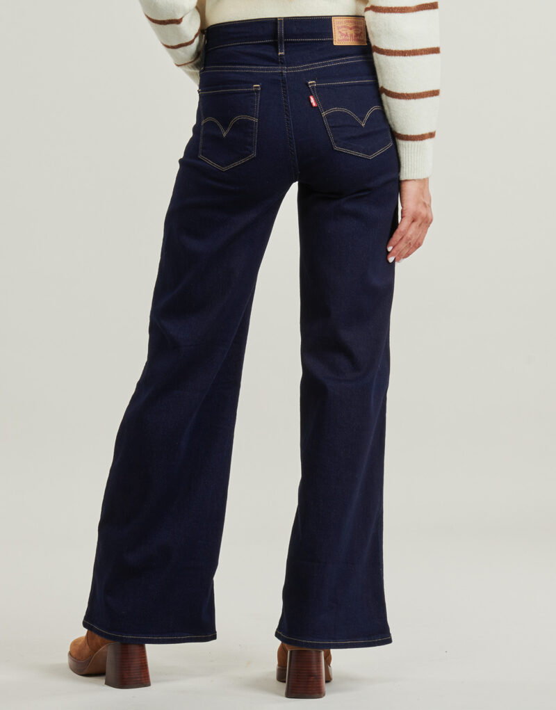 Jeans Flare Levis 318 SHAPING WIDE LEG Blu Jeans Flare Donna - 4