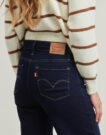 Jeans Flare Levis 318 SHAPING WIDE LEG Blu Jeans Flare Donna - 5