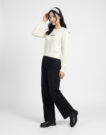 Jeans Flare Guess G11 WIDE LEG Nero Jeans Flare Donna - 3